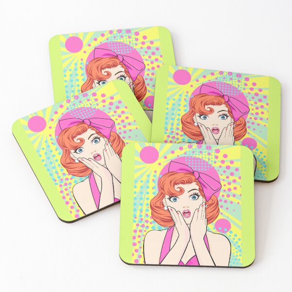 Item preview, Retro Woman, Pop Art, Surprised, Beautiful, Vintage Style #2 designed and sold by AASparksDesigns.