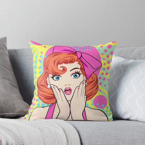 Item preview, Retro Woman, Pop Art, Surprised, Beautiful, Vintage Style #2 designed and sold by AASparksDesigns.