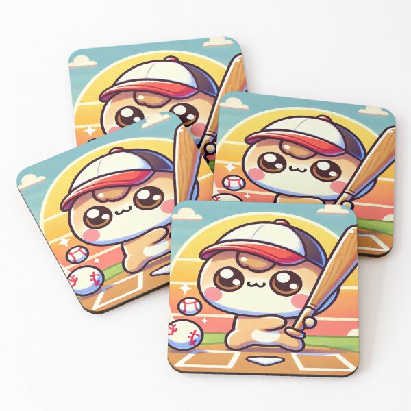 Item preview, “ Mochimaru Plays Baseball” designed and sold by Mochimaru .