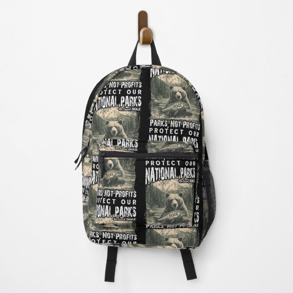 Item preview, Protect Our National Parks Funny Bear designed and sold by GrulkeNedrow.