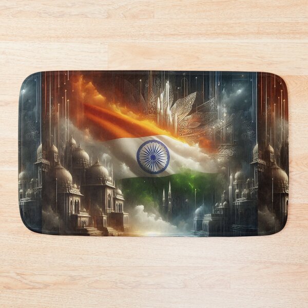 Item preview, Indian Flag  designed and sold by Intriguing Designs.