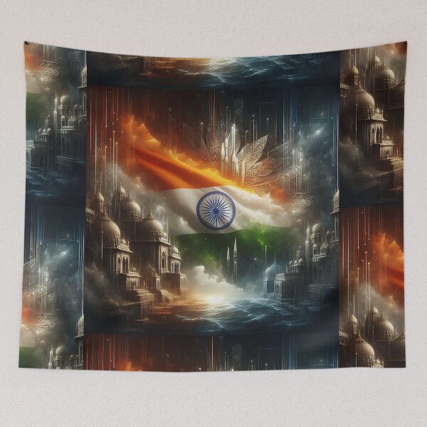 Item preview, Indian Flag  designed and sold by Intriguing Designs.