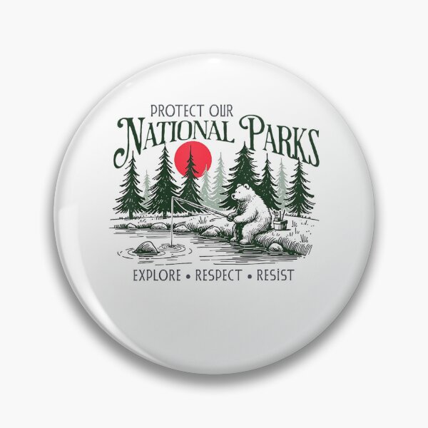 Item preview, Protect Our National Parks Mountains Nature designed and sold by GrulkeNedrow.