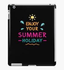Enjoy Your Summer iPad-Hülle & Klebefolie