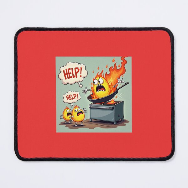 Item preview, ? Runaway Fried Eggs – Funny Cartoon Escape designed and sold by Srahul.