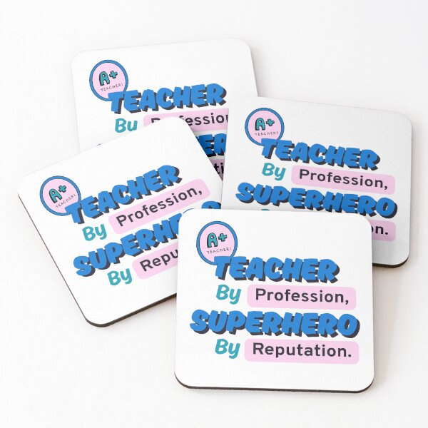 Item preview, Teacher by Profession, Superhero by Reputation designed and sold by ZerotwoStudio.