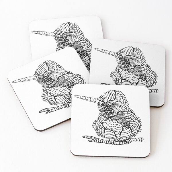 Item preview, Hummingbird tattoo style | Gift for hummingbird lover designed and sold by Marian Murdoch.