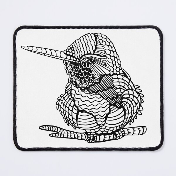 Item preview, Hummingbird tattoo style | Gift for hummingbird lover designed and sold by Marian Murdoch.