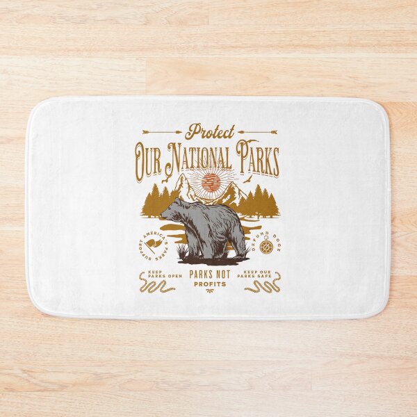 Item preview, Protect Our National Parks Not Profits Bear designed and sold by GrulkeNedrow.