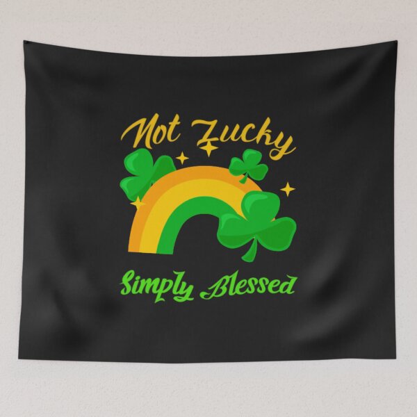 Item preview, Not Lucky Simply Blessed. designed and sold by MyBestTeeses.