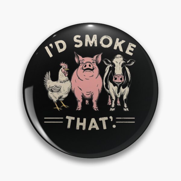 Item preview, Funny BBQ Design with Chicken, Pig, and Cow Illustration designed and sold by love3617.