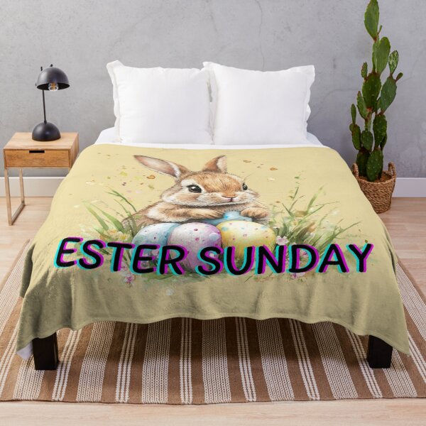 Item preview, Easter Bunny Rabbit with Eggs – Cute Ester Sunday Design for Spring Lovers designed and sold by ArchDS.