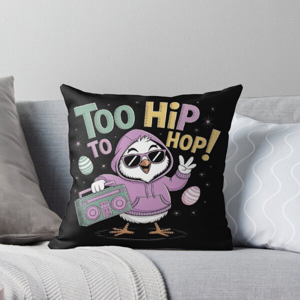 Item preview, Cool Hipster Chick with Boombox Easter Design designed and sold by love3617.