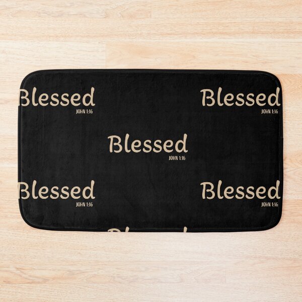 Item preview, Blessed | John 1:16 – Scripture Art designed and sold by CrossCrafted.
