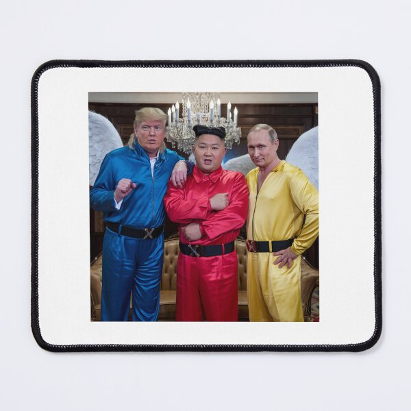 Item preview, World Leaders, Donald Trump, Putin, rocketman, meme, funnyfits70, Humor, Funny, retro, vintages, funny quotes, animal humor, designed and sold by FunnyFits70.