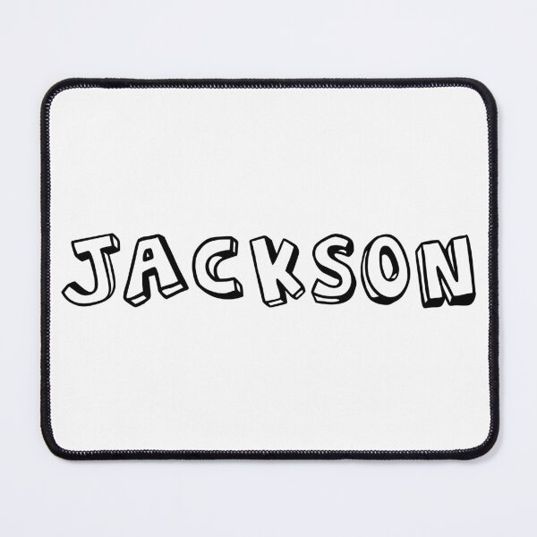 Item preview, typography "Jackson" english name tag sticker designed and sold by tonylau81.