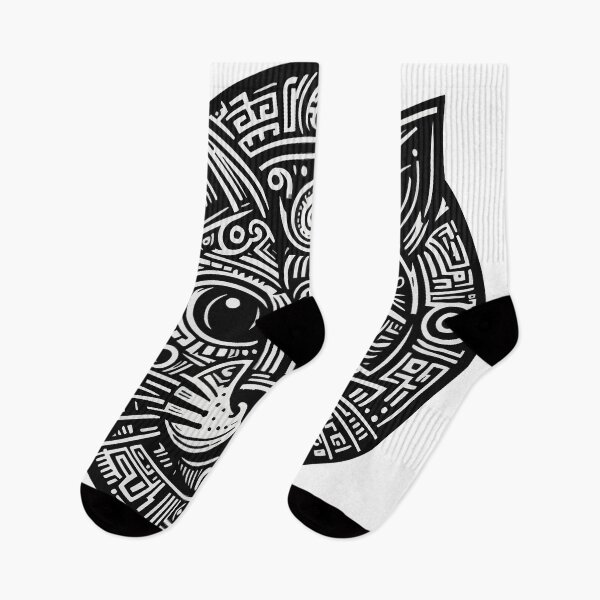 Item preview, Intricate feline design with cultural motifs designed and sold by SergH00.
