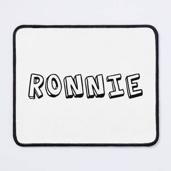 Item preview, typography "Ronnie" english name tag sticker designed and sold by tonylau81.