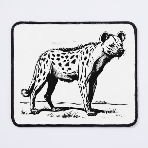 Item preview, Hyena Carnivorous Brown Hunt Safari Wildlife Predator designed and sold by inkoutninja.