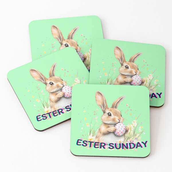 Item preview, Easter Bunny Rabbit with Eggs – Cute Ester Sunday Design for Spring Lovers designed and sold by ArchDS.