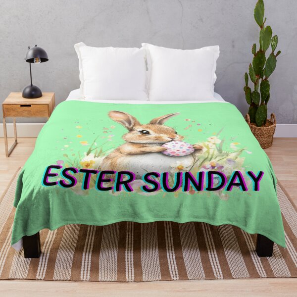 Item preview, Easter Bunny Rabbit with Eggs – Cute Ester Sunday Design for Spring Lovers designed and sold by ArchDS.
