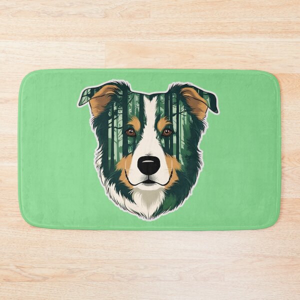 Item preview, Forest Silhouette of an Australian Shepherd designed and sold by GoodyPaws.