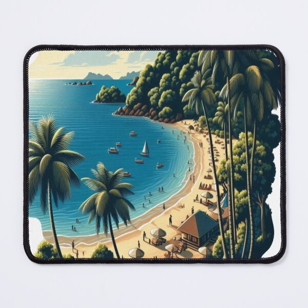 Item preview, Peaceful paradise, shade of coconut trees at sunset designed and sold by FoxinhoSoumaila.