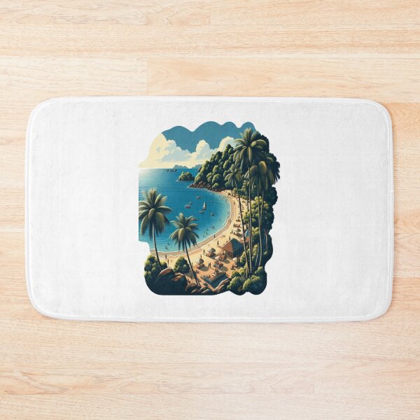 Item preview, Peaceful paradise, shade of coconut trees at sunset designed and sold by FoxinhoSoumaila.