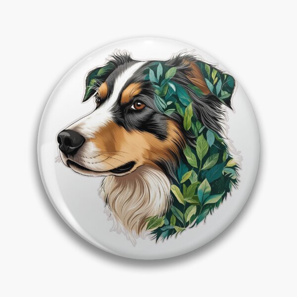 Item preview,  Forest Silhouette of an Australian Shepherd designed and sold by GoodyPaws.