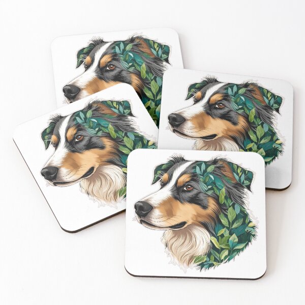 Item preview,  Forest Silhouette of an Australian Shepherd designed and sold by GoodyPaws.