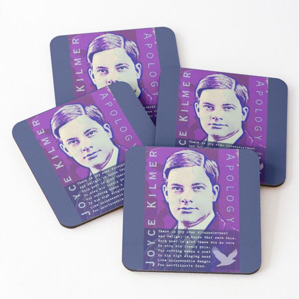 Item preview, Joyce Kilmer quote: There is joy over disappointment And delight in hopes that were vain. Each poet is glad there was no cure designed and sold by artbleed.
