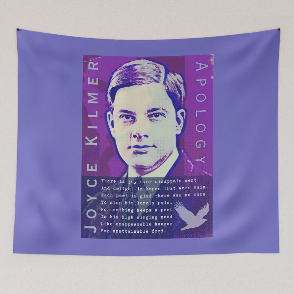 Item preview, Joyce Kilmer quote: There is joy over disappointment And delight in hopes that were vain. Each poet is glad there was no cure designed and sold by artbleed.