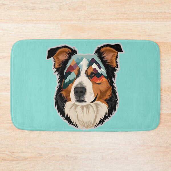 Item preview, Mountain Silhouette of an Australian Shepherd designed and sold by GoodyPaws.