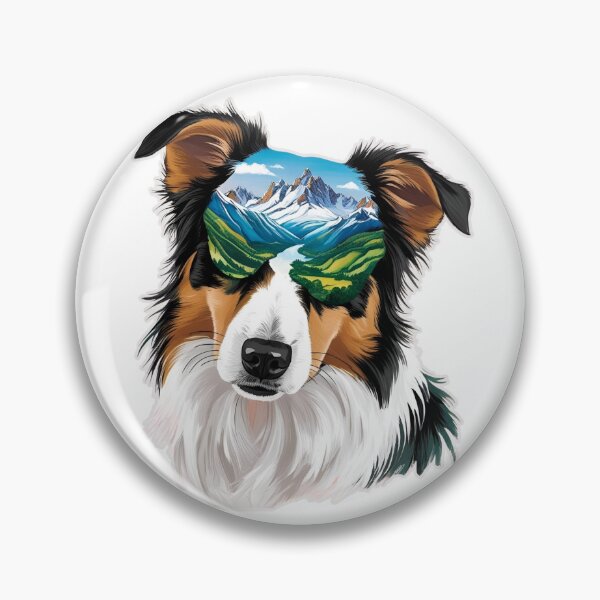 Item preview,  Mountain Silhouette of an Australian Shepherd designed and sold by GoodyPaws.