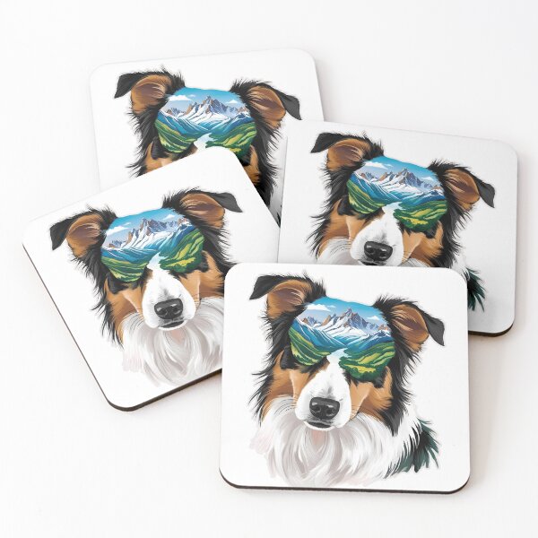 Item preview,  Mountain Silhouette of an Australian Shepherd designed and sold by GoodyPaws.
