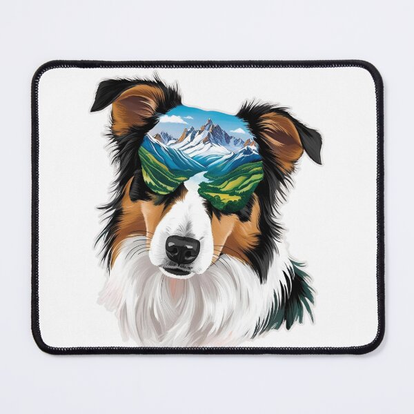 Item preview,  Mountain Silhouette of an Australian Shepherd designed and sold by GoodyPaws.