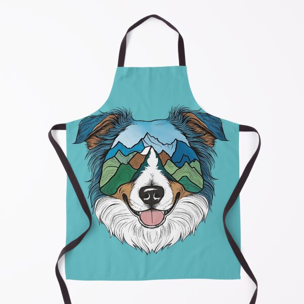 Item preview, Mountain Silhouette of an Australian Shepherd designed and sold by GoodyPaws.