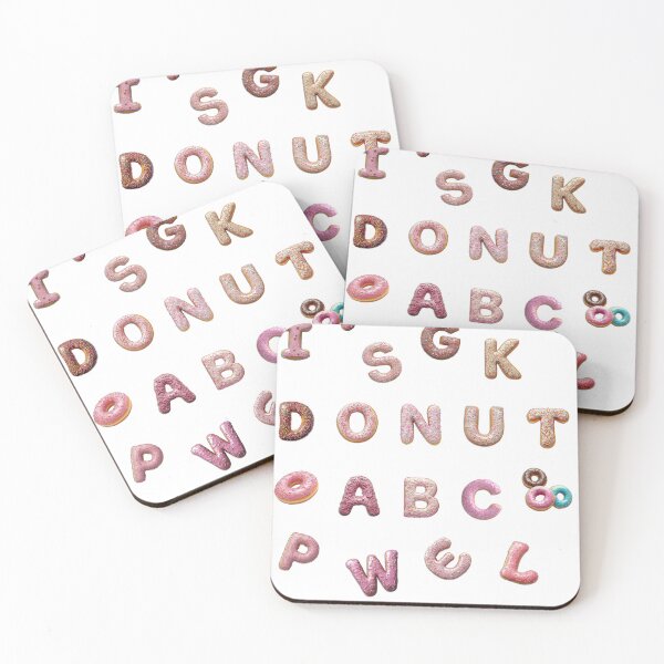 Item preview, Donut ABC Sticker Set – Sweet letters to fall in love with designed and sold by sabantha.