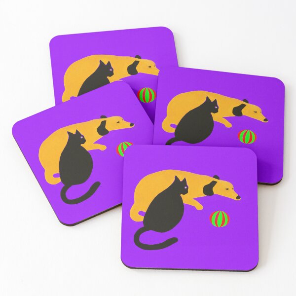 Item preview, Dog and the black cat  designed and sold by myDigitalArt.