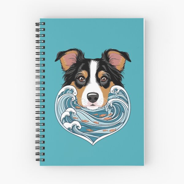 Item preview, Ocean Silhouette of an Australian Shepherd designed and sold by GoodyPaws.