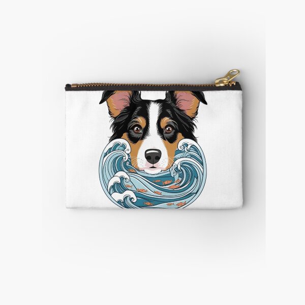 Item preview, Ocean Silhouette of an Australian Shepherd designed and sold by GoodyPaws.