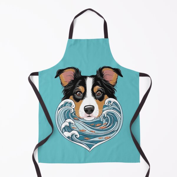 Item preview, Ocean Silhouette of an Australian Shepherd designed and sold by GoodyPaws.