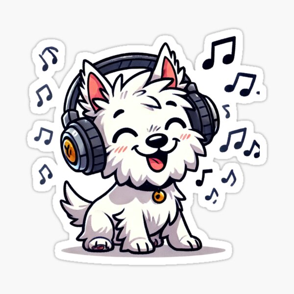 Item preview, Dancing Westie designed and sold by Westitude.