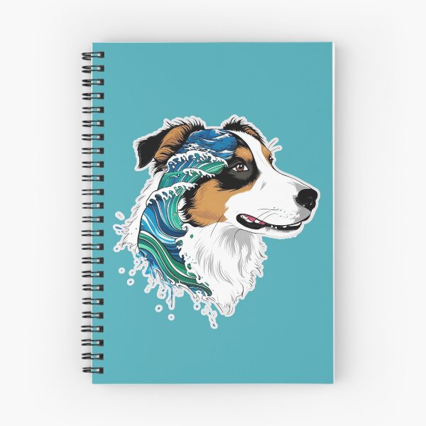 Item preview, Ocean Silhouette of an Australian Shepherd designed and sold by GoodyPaws.