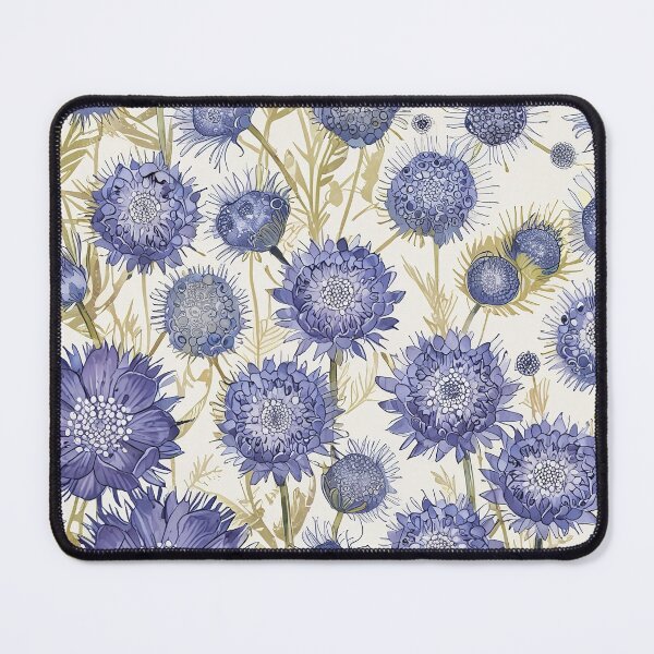 Item preview, Pincushion Flower Pattern designed and sold by CoolPixels.
