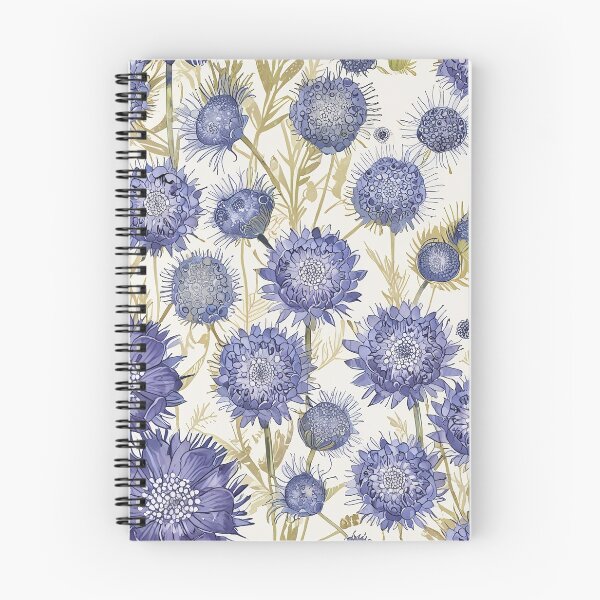 Item preview, Pincushion Flower Pattern designed and sold by CoolPixels.