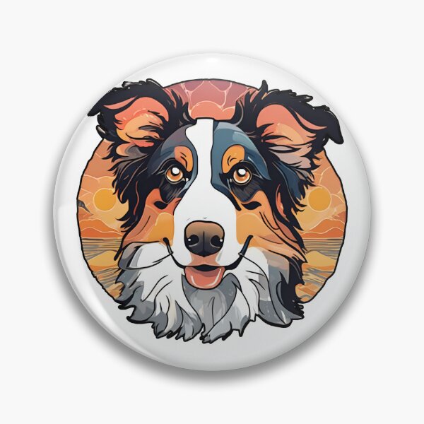 Item preview,  Sunset Silhouette of an Australian Shepherd designed and sold by GoodyPaws.