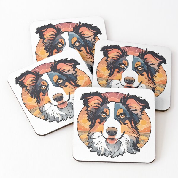 Item preview,  Sunset Silhouette of an Australian Shepherd designed and sold by GoodyPaws.