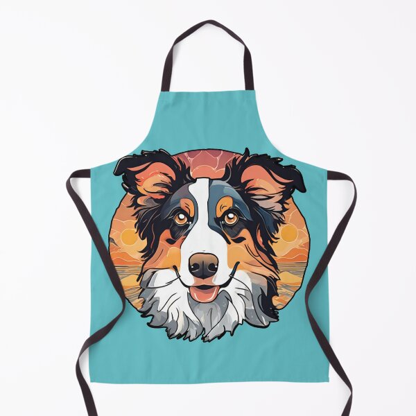 Item preview, Sunset Silhouette of an Australian Shepherd designed and sold by GoodyPaws.