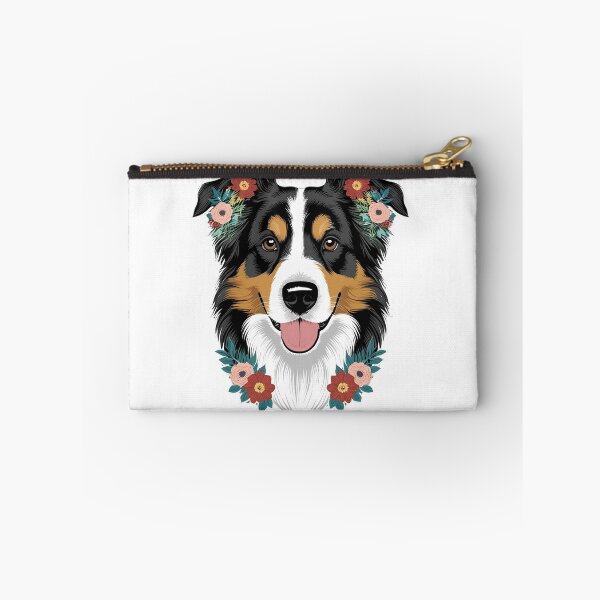 Item preview,  Floral Silhouette of an Australian Shepherd designed and sold by GoodyPaws.